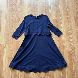 ASOS navy blue dress, 8